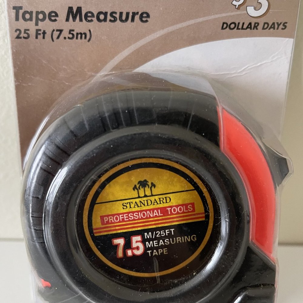 Measure Tape 25 Ft Long NIP Standard